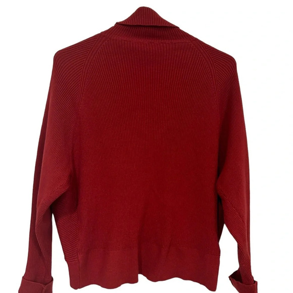 Red by BKE turtleneck sweater reversible size S - Picture 2 of 8